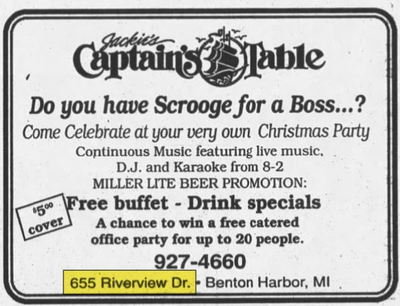 Travel Inn (Hills Travel Inn, New Harbor Condominiums) - Nov 1992 Ad (newer photo)